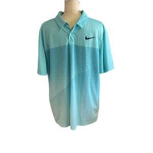 Nike XXL men’s teal golf polo shirt
